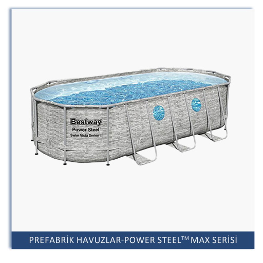 Yükseltilmiş Lüx Çelik Çerçeveli Prefabrik Havuzlar- Power Steel™ 